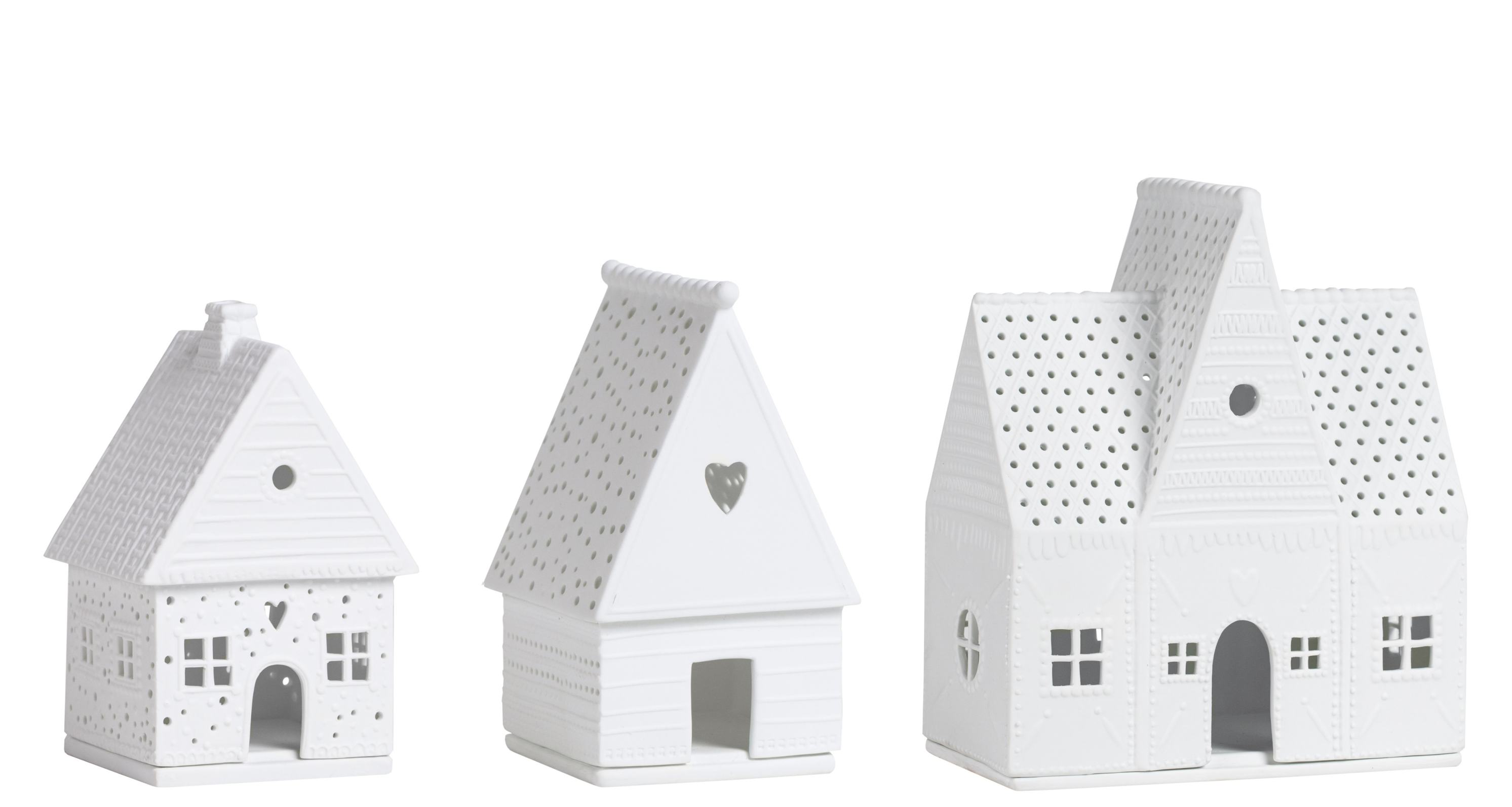 Home Light House Assortment Set of 3 Gingerbread Räder
