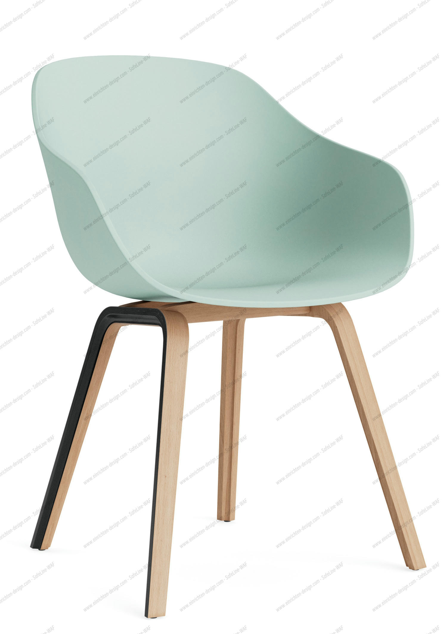 About A Chair AAC 222 Chair Oak Preferred combinations Hay Dusty mint