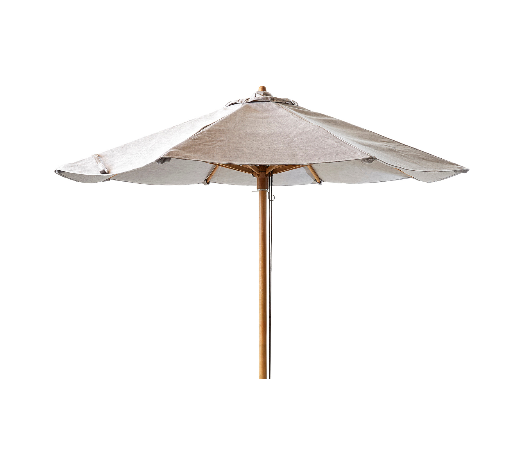 Classic Parasol Sonnenschirm Cane-Line low for Peacock daybed  H 229 x Ø 240 cm