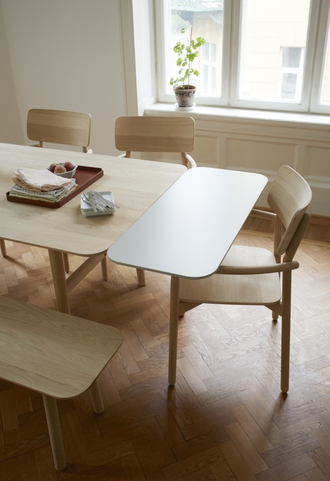 Hven extension leaf for Hven table Skagerak by Fritz Hansen