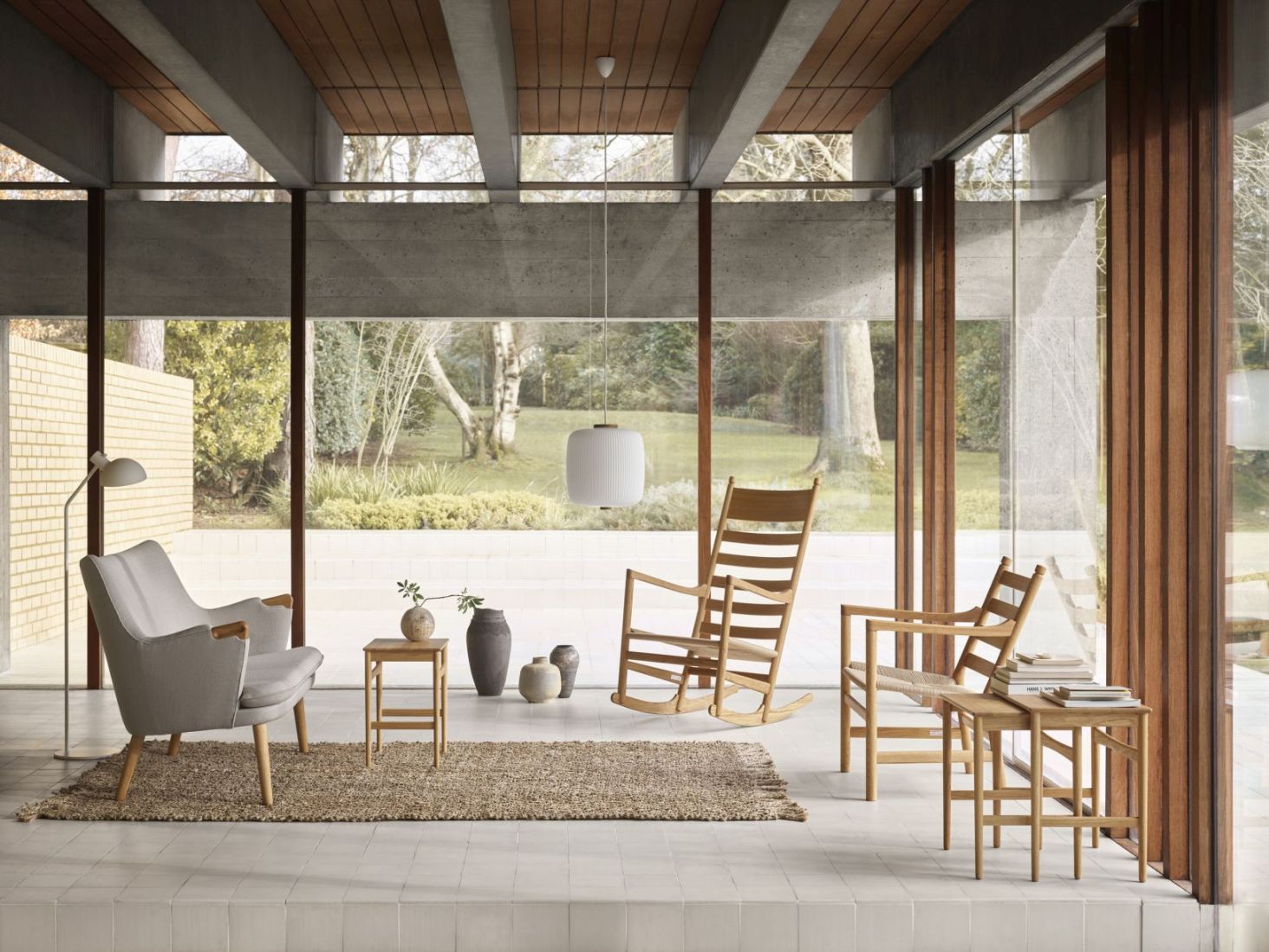 CH004 Nesting Tables Side Tables Set of 3 Carl Hansen & Søn 