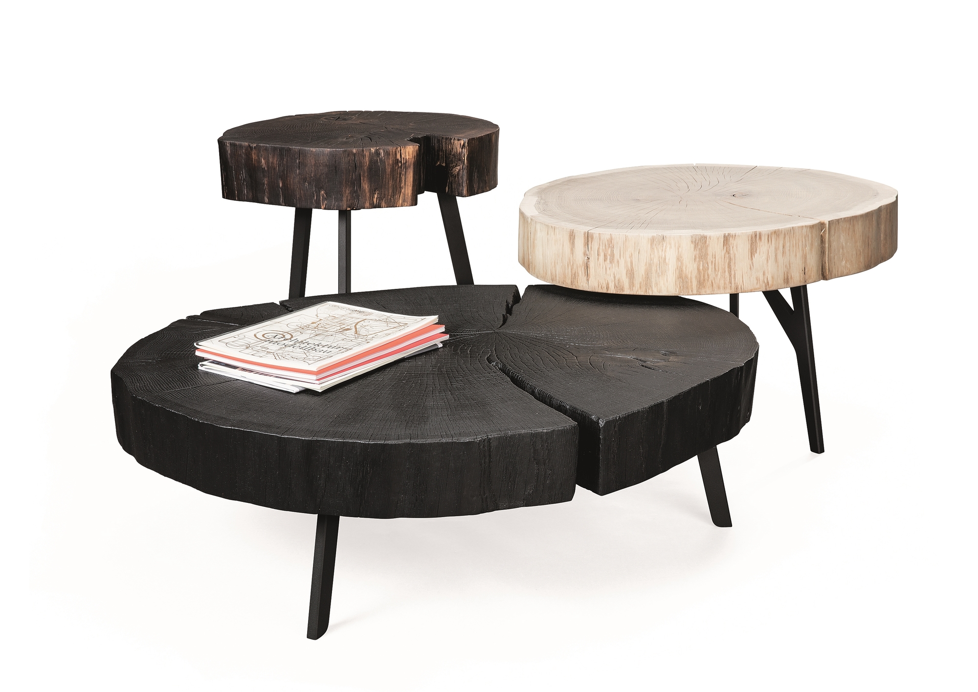 Stomp side table H28 charburned Janua