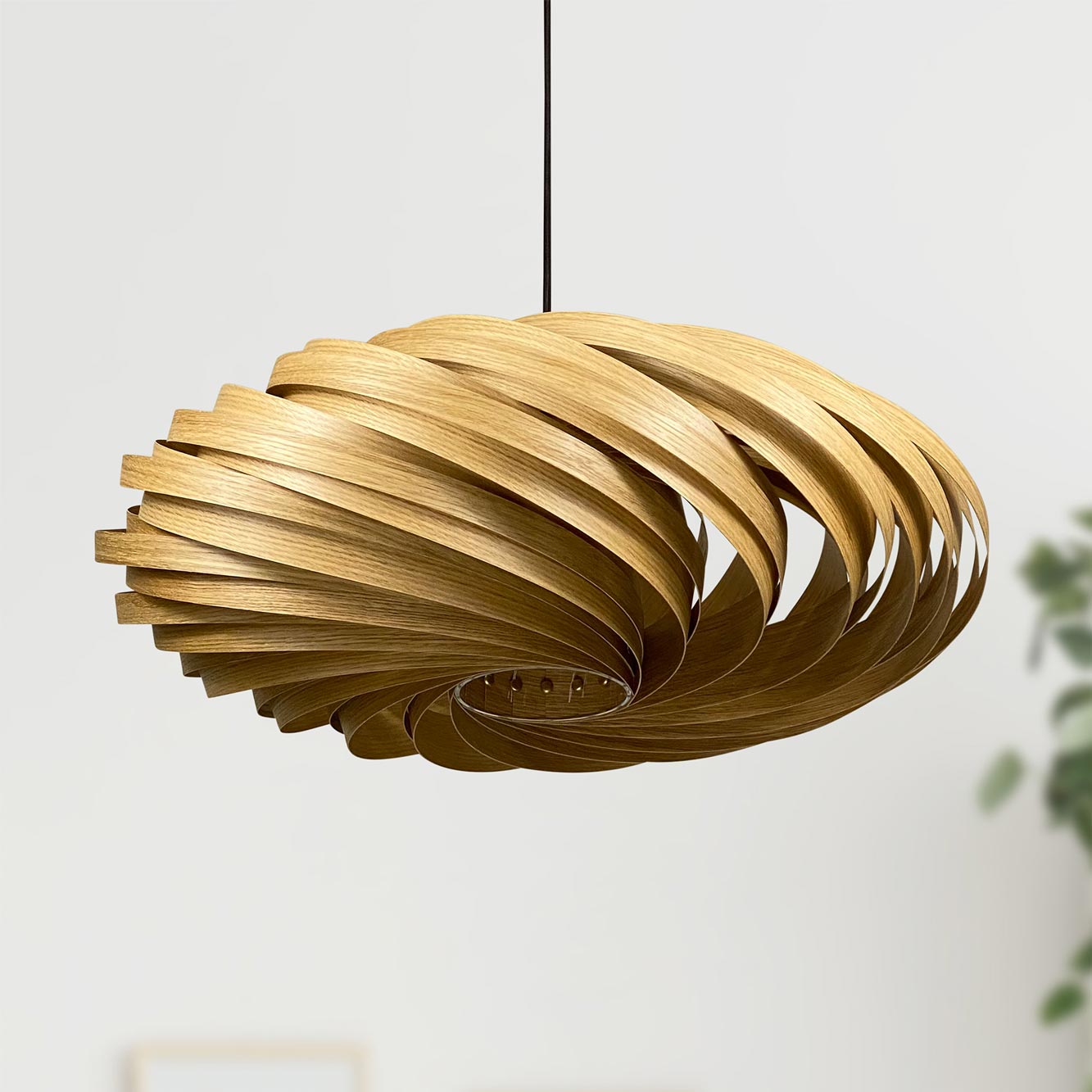 Veneria Pendant lamp Ø60 cm Oak Gofurnit