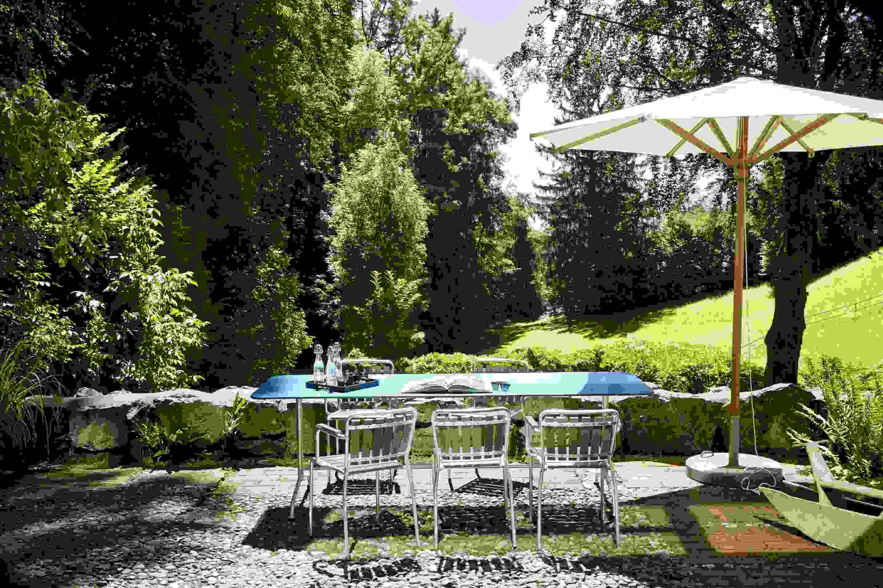 Haefeli outdoor dining table W 160 x D 80 x H 74 cm Embru   