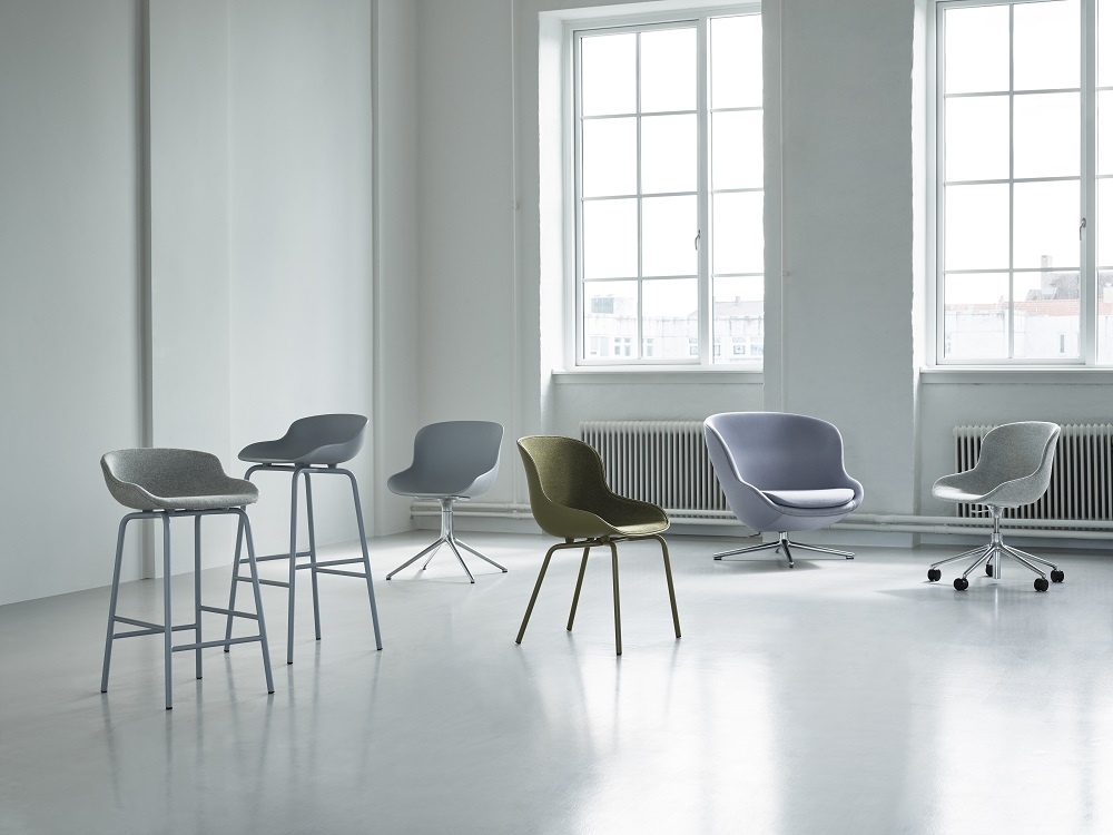 Hyg Lounge Chair Low Swivel Armchair Normann Copenhagen
