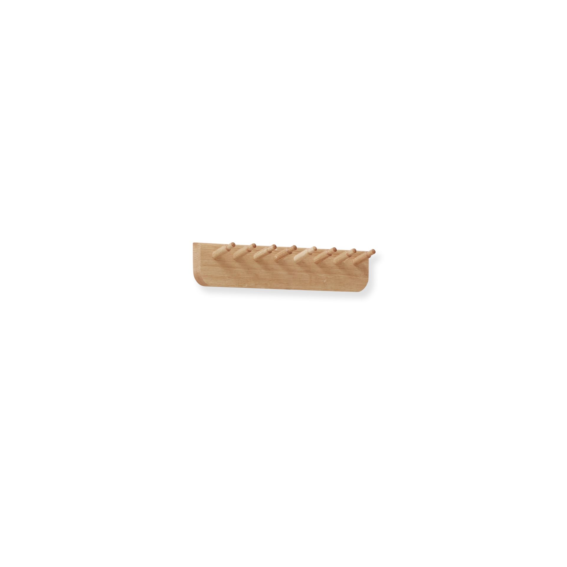 Echo Coat Rail 40 Oak White Oiled Form & Refine