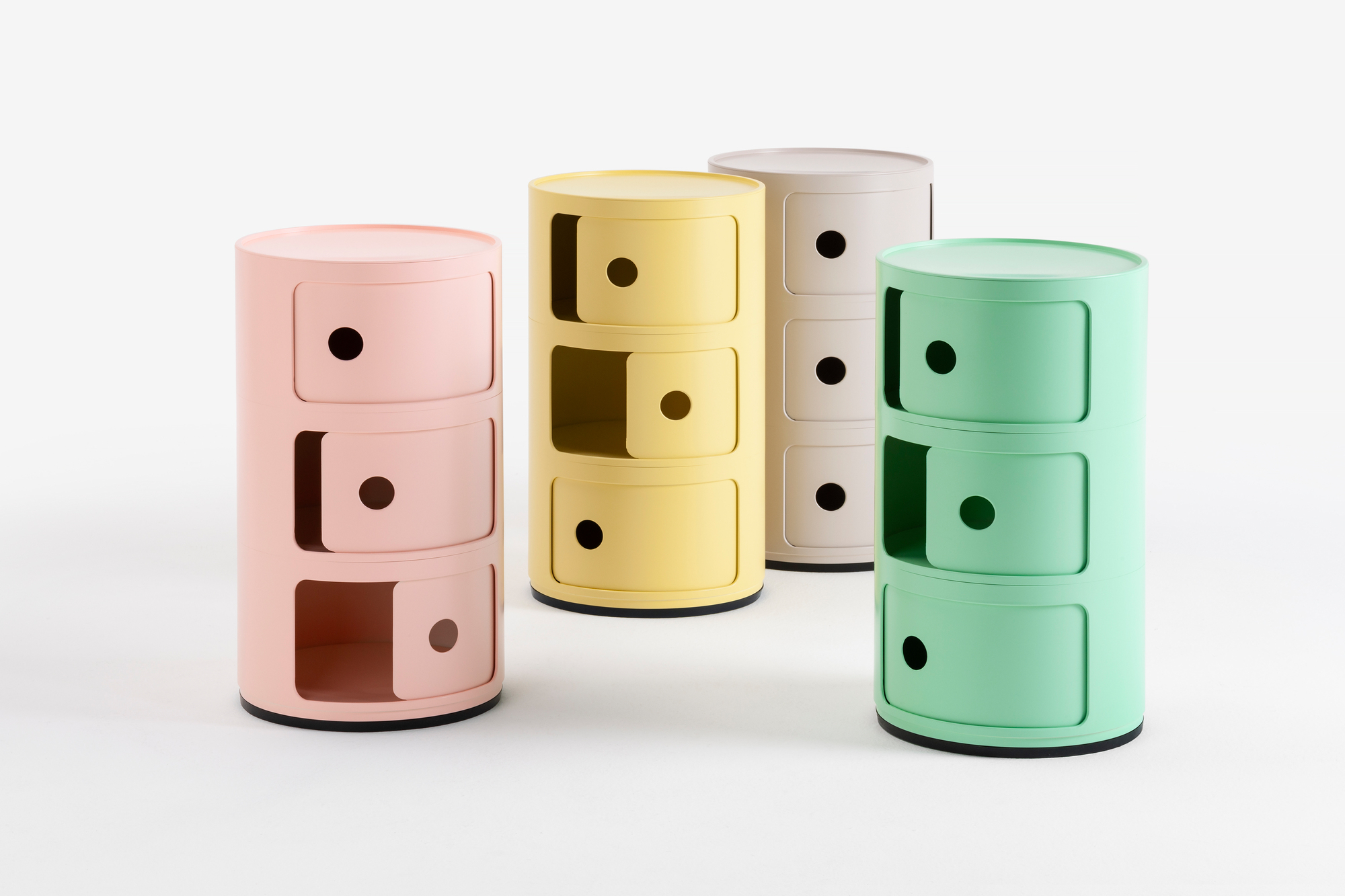 Componibili BIO 5970 3-piece element GREEN Kartell SINGLE PIECES