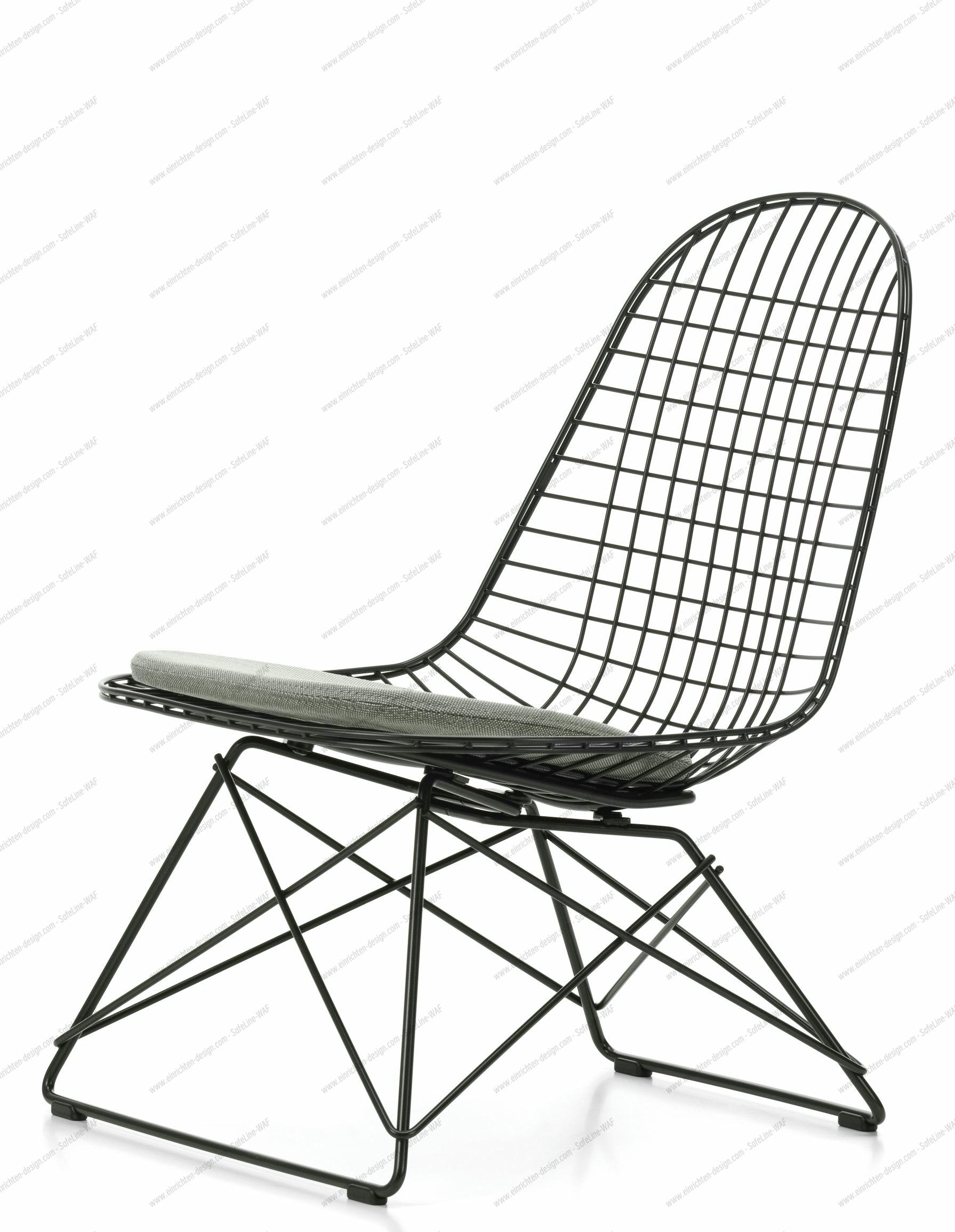 LKR-5 Wire Chair Chair with Seat Cushion Vitra