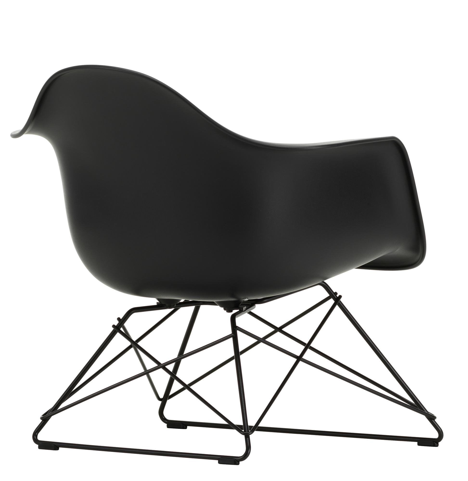 Eames Plastic Side Chair DSX Chair Vitra Chrome - White