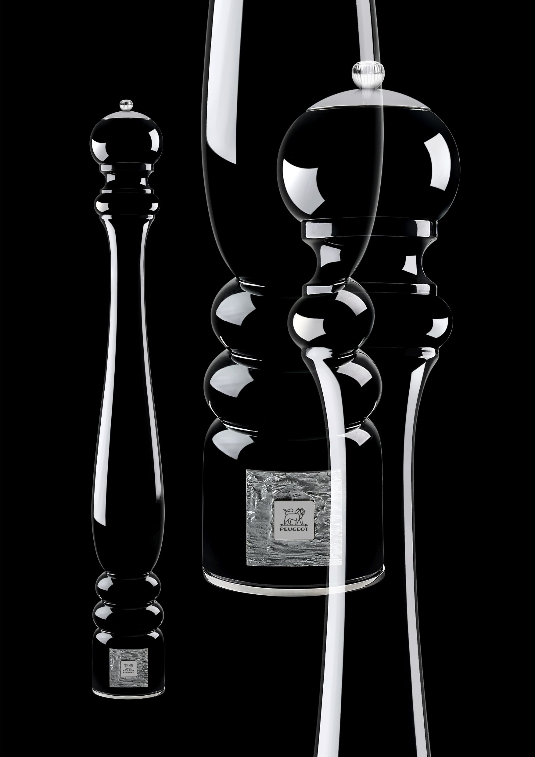 Paris Prestige Pepper Mill Black 110 cm Peugeot