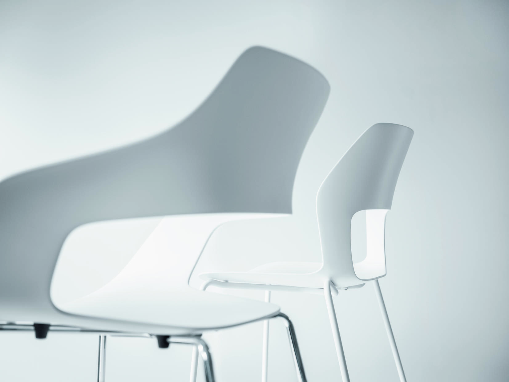 Occo Universal armchair with seat cushion Wilkhahn