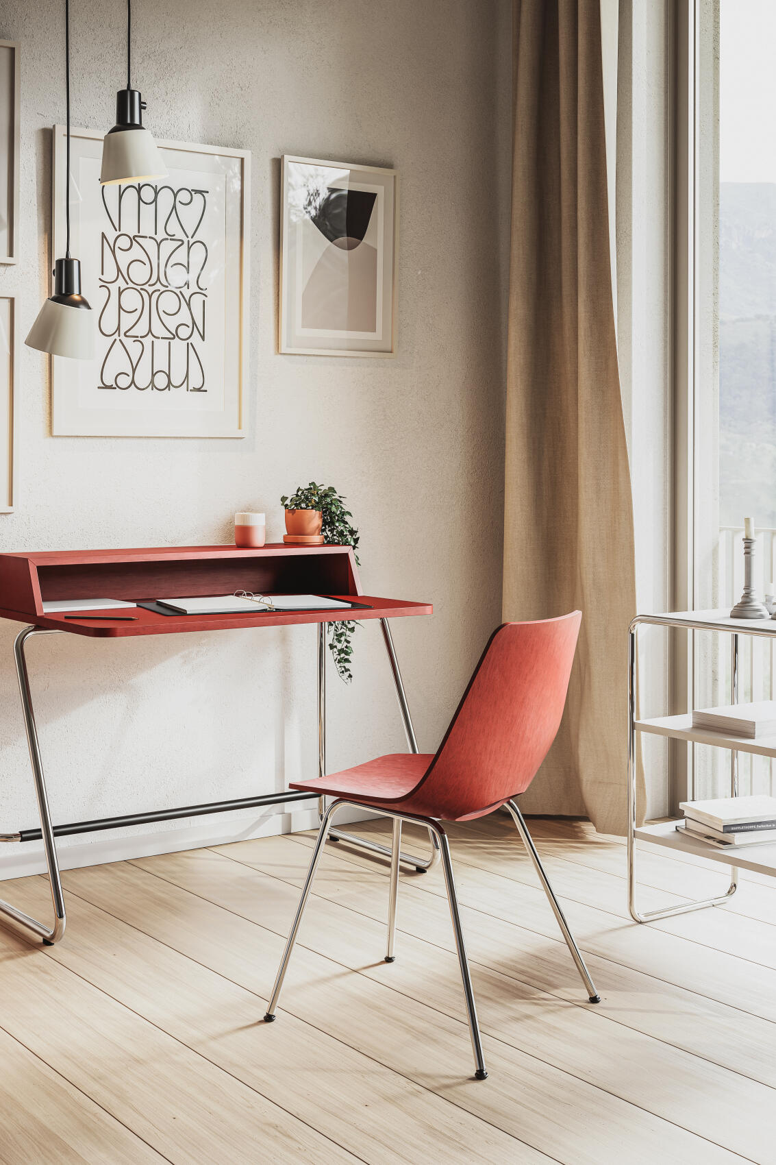 S 661 Tubular steel chair Thonet