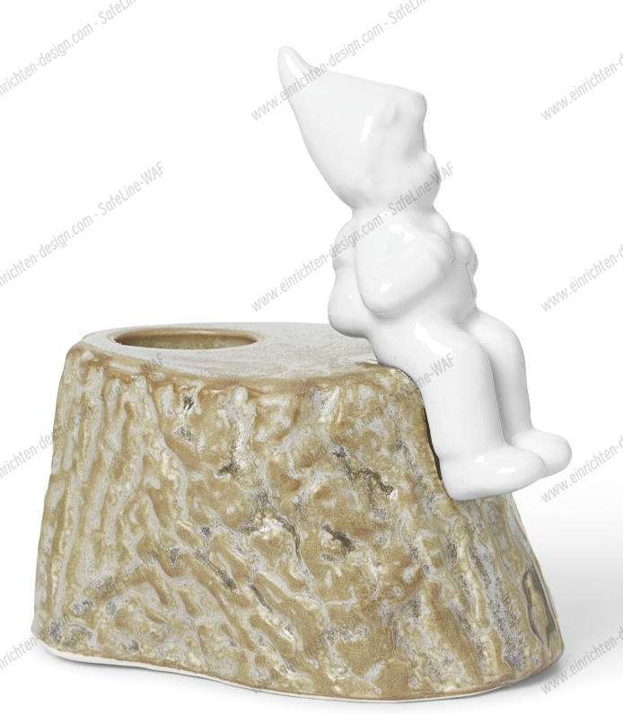 Christmas Tales Julerejse Candle Holder H 9,5 cm Kähler SINGLE PIECES