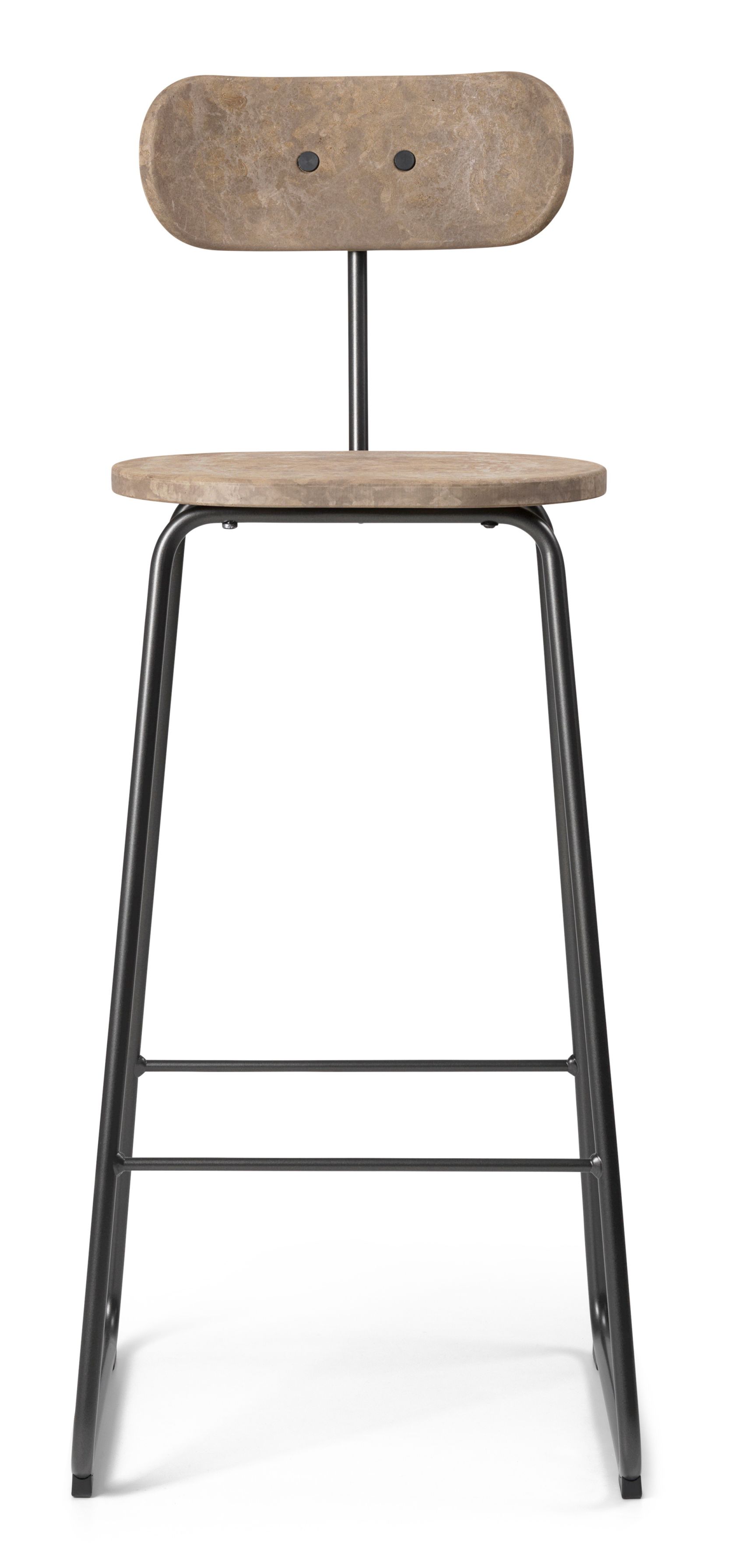 Earth Stool bar stool with Backrest Mater 