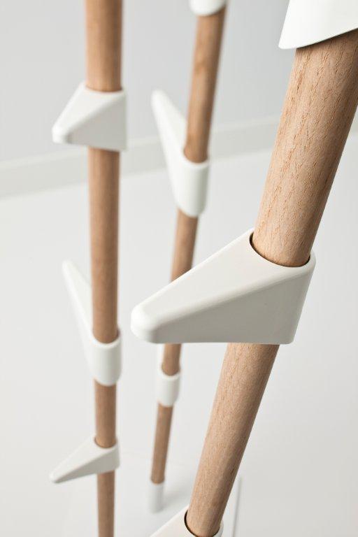 Bamboo coat rack Cascando