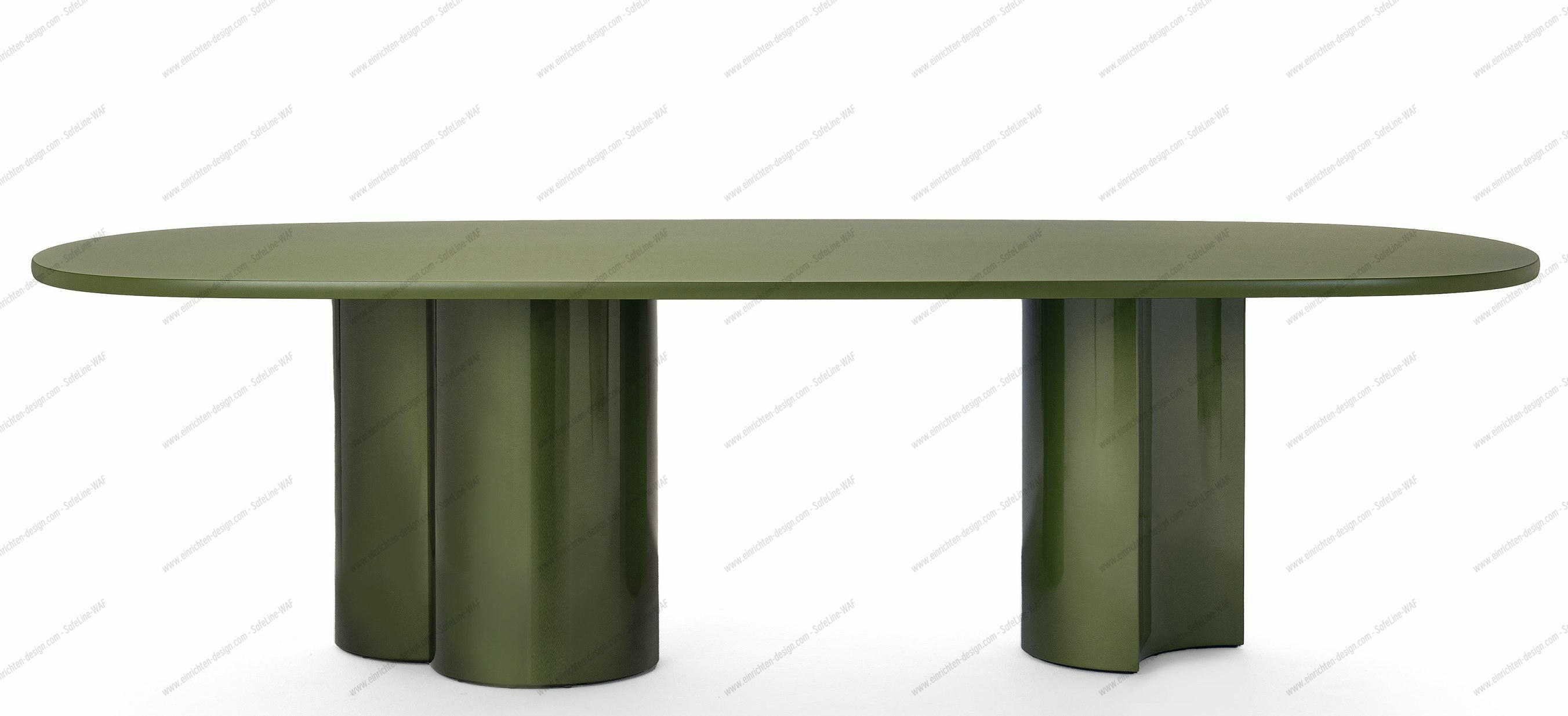 2325 Bol dining table W 260 cm Zanotta Algae matt