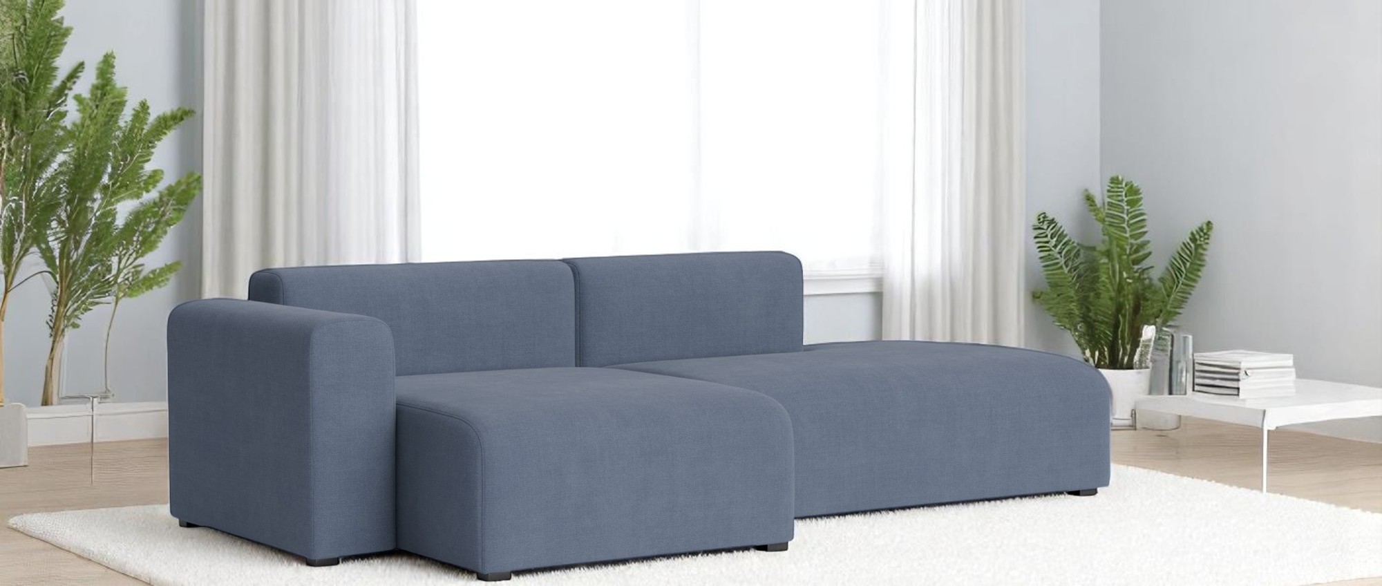 Mags Sofa 2.5-seater Combination 3 low Armrest with armrest left Hay