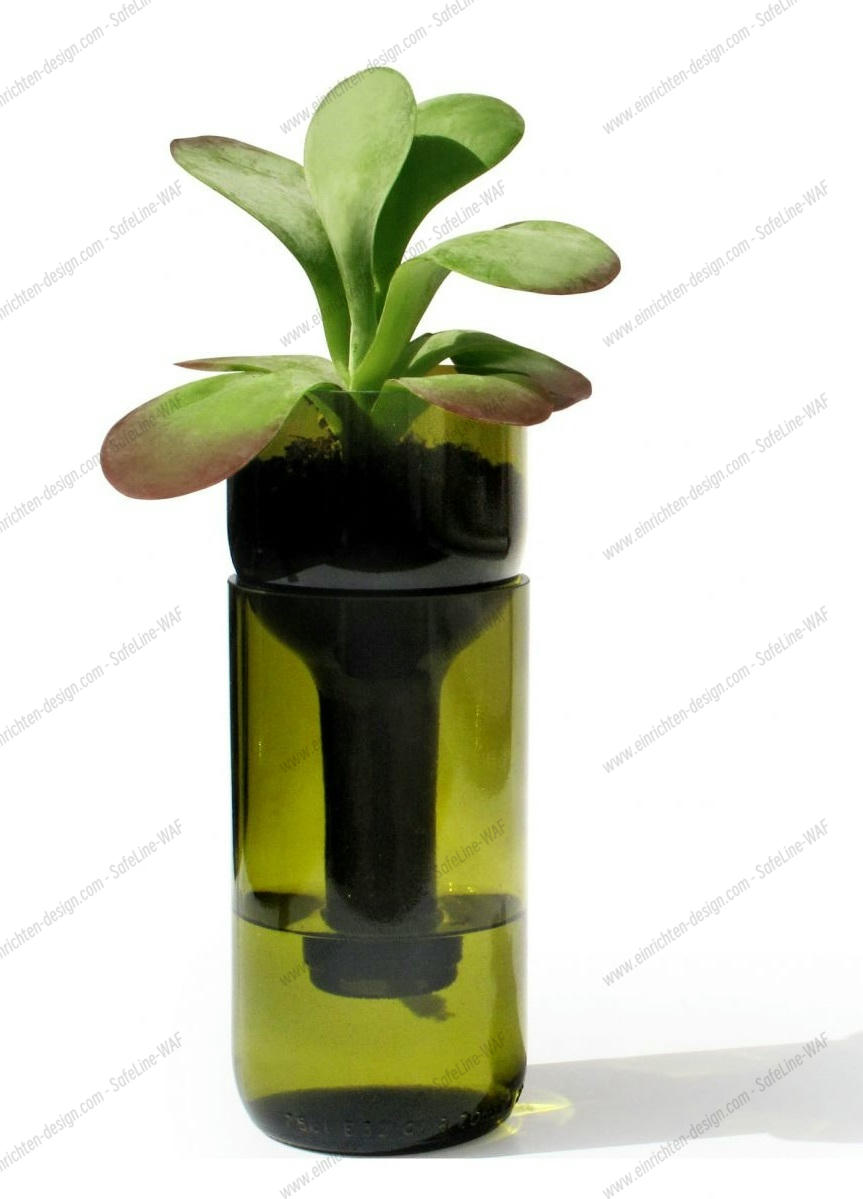 Self Watering Bottle Side by Side white SINGLE PIECES