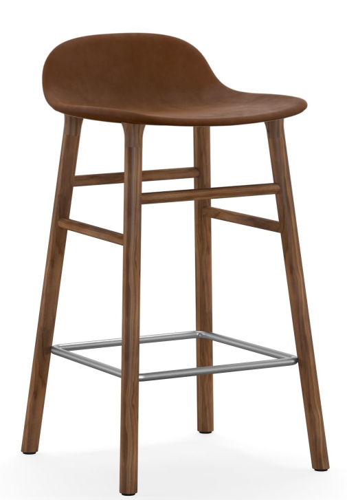Form Barstool  H 65 cm Oak Upholstered Normann Copenhagen