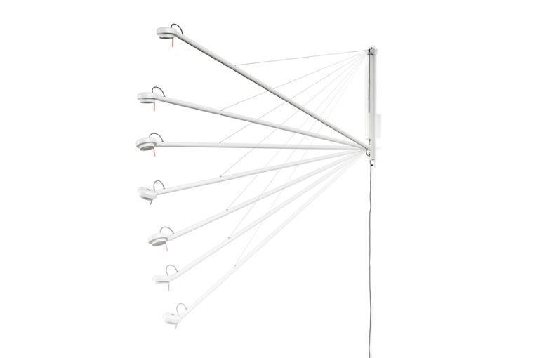 Fifty-Fifty Wall Lamp cream white Hay