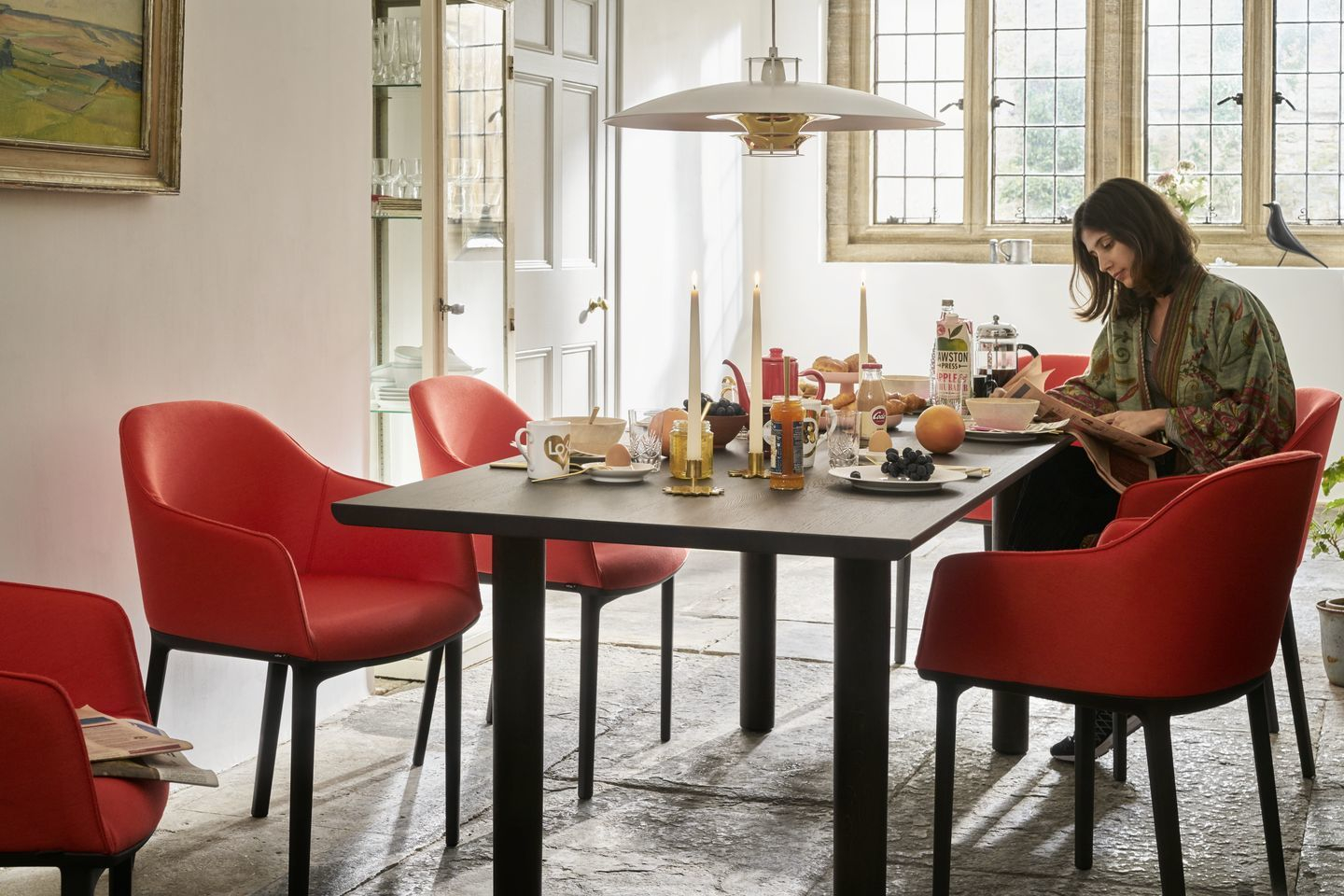 Softshell Chair Four-legged Chair Vitra