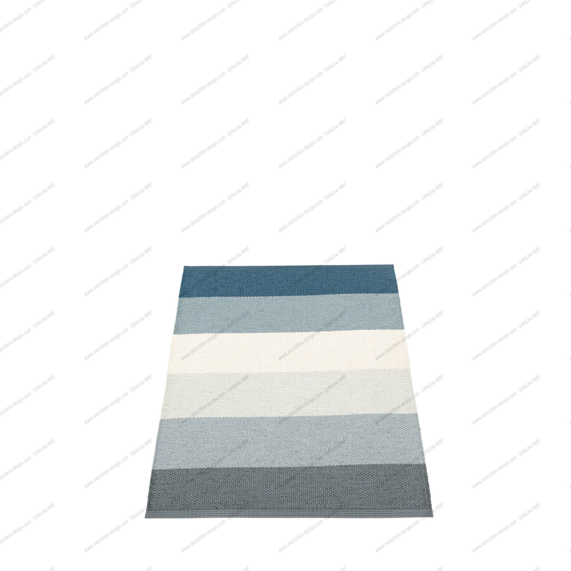 Molly Plastic Carpet 70x100 cm Pappelina Ocean Grey
