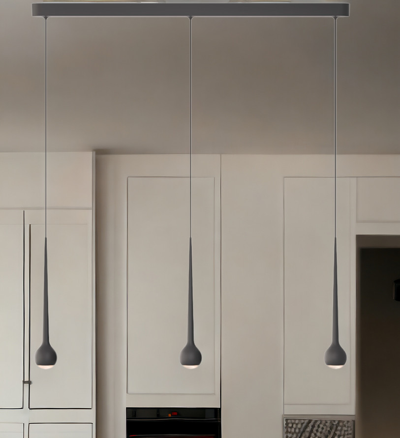 Falling Sun Trace pendant light Grau