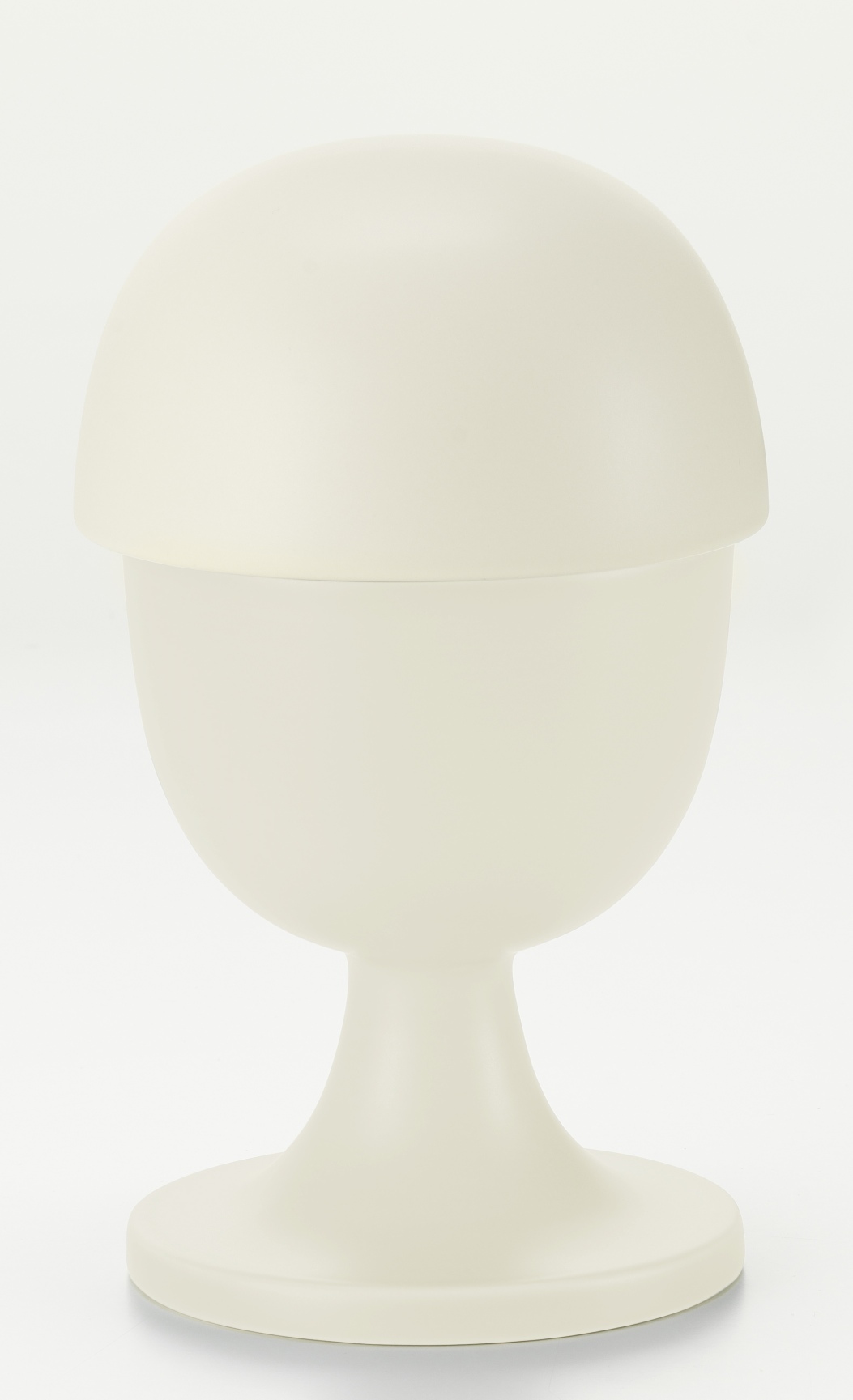 Keramikbehälter in Creme-Weiß mit Deckel, ideal als stilvolle Aufbewahrung für Küche und Wohnen.