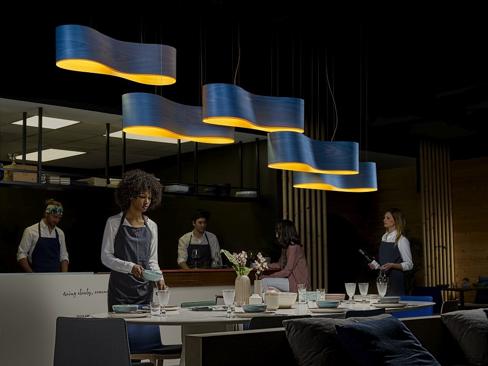 New Wave Suspension Pendant lamp LZF Lamps