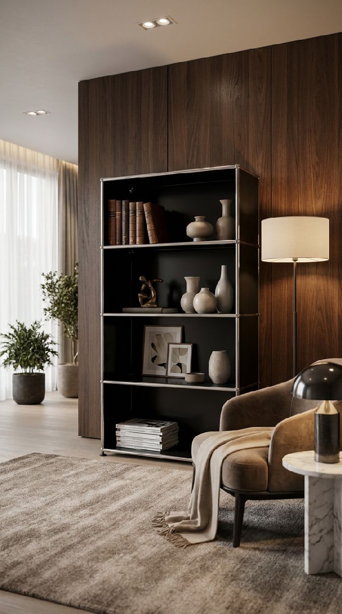 USM Haller Shelf Open H 144 cm