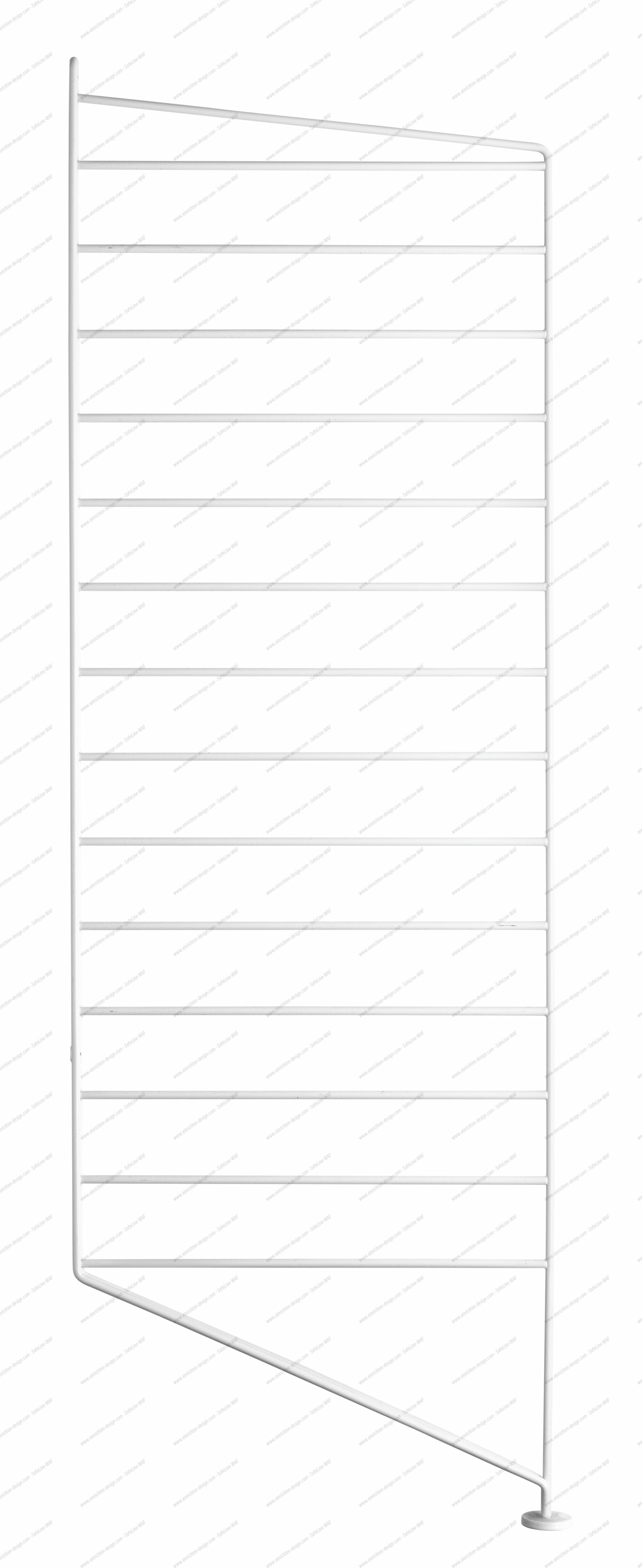 Single Piece Floor Ladder H 85 cm String Furniture 1-pack White