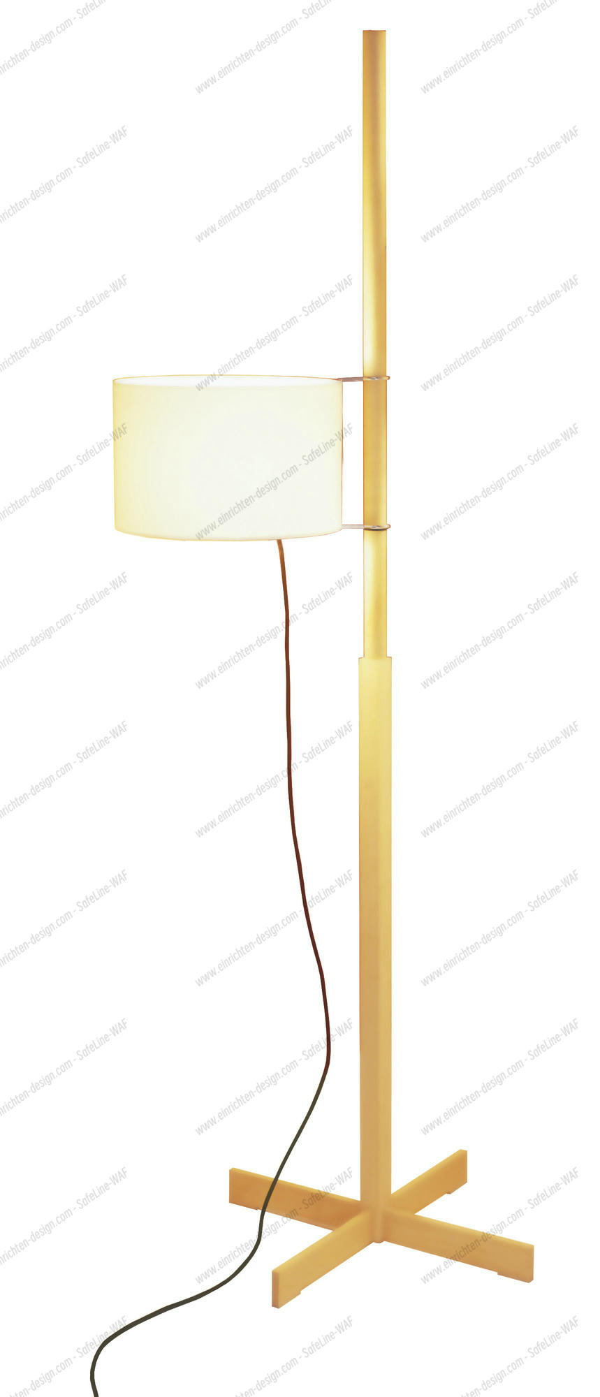 TMM floor lamp beech / white Santa &amp; Cole