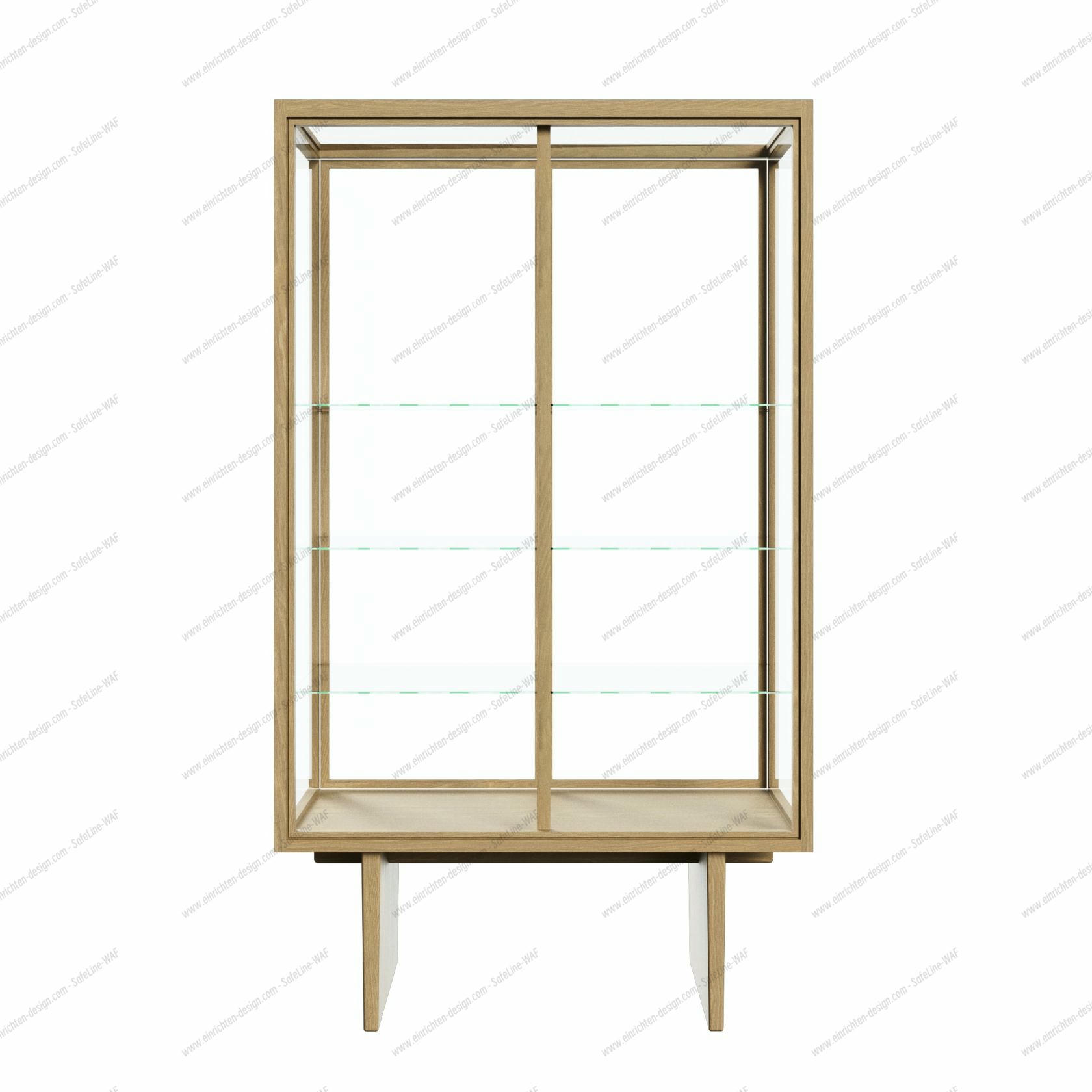 Private Display Case Light Stained Oak Veneer Gubi