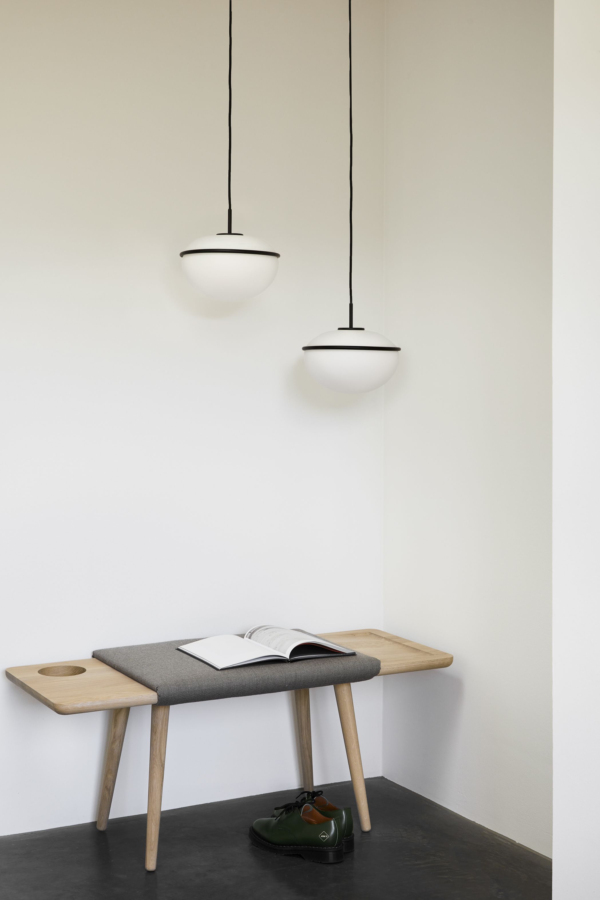 Woud Pump Pendant Light
