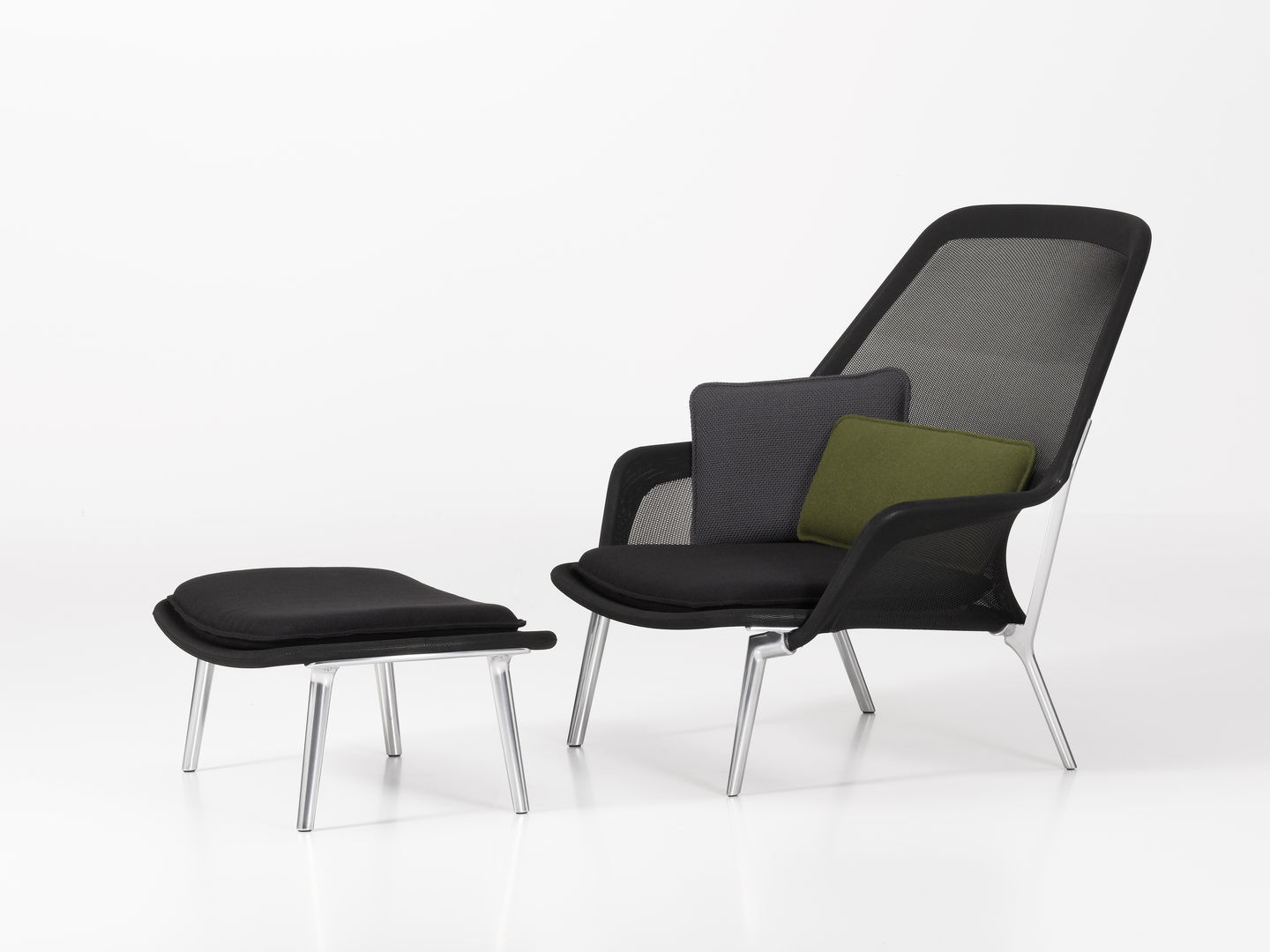 Slow Chair &amp; Ottoman Armchair Vitra