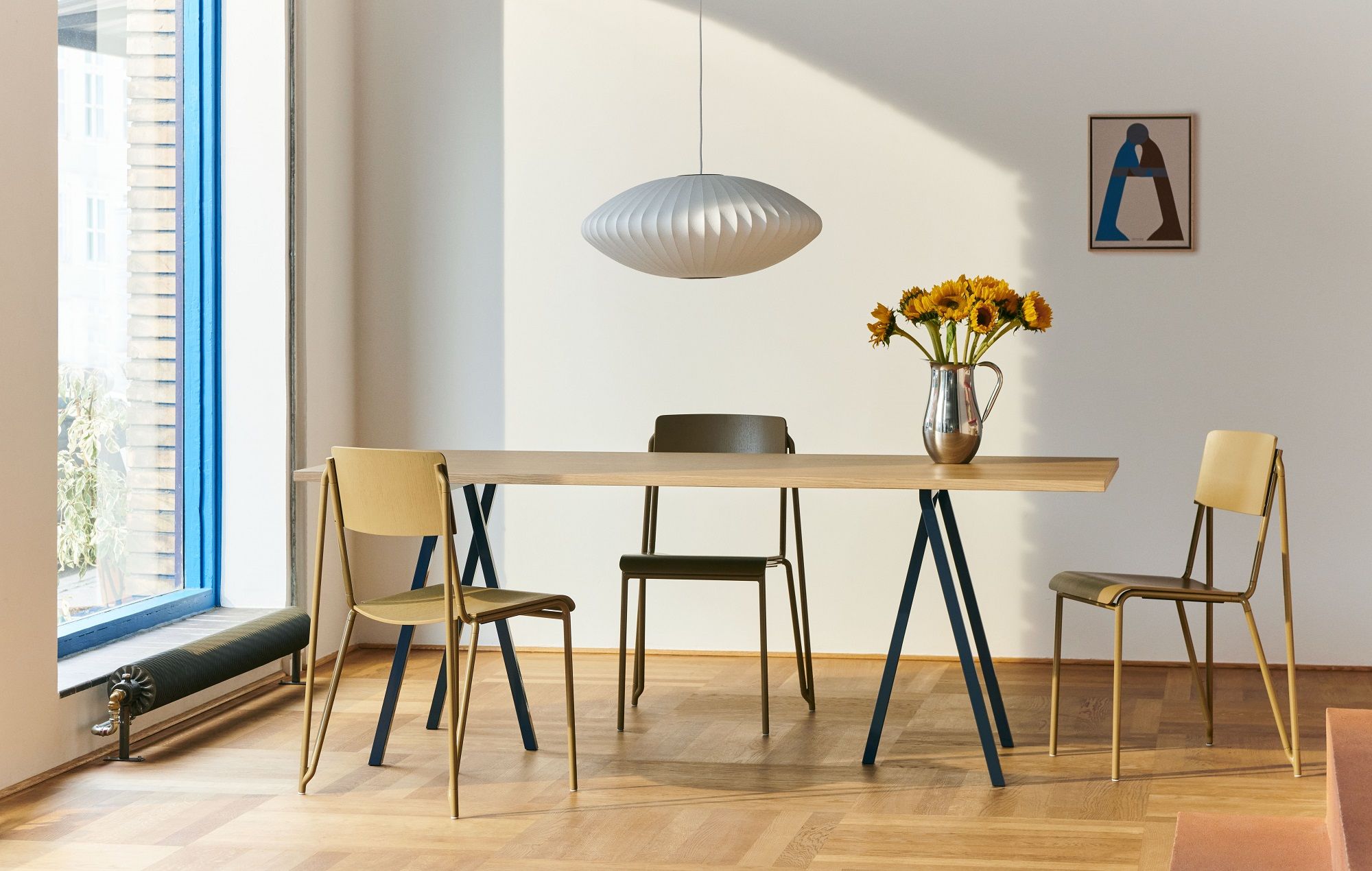 Loop Stand Table Inclusive Support Table / Dining Table 180 Hay 