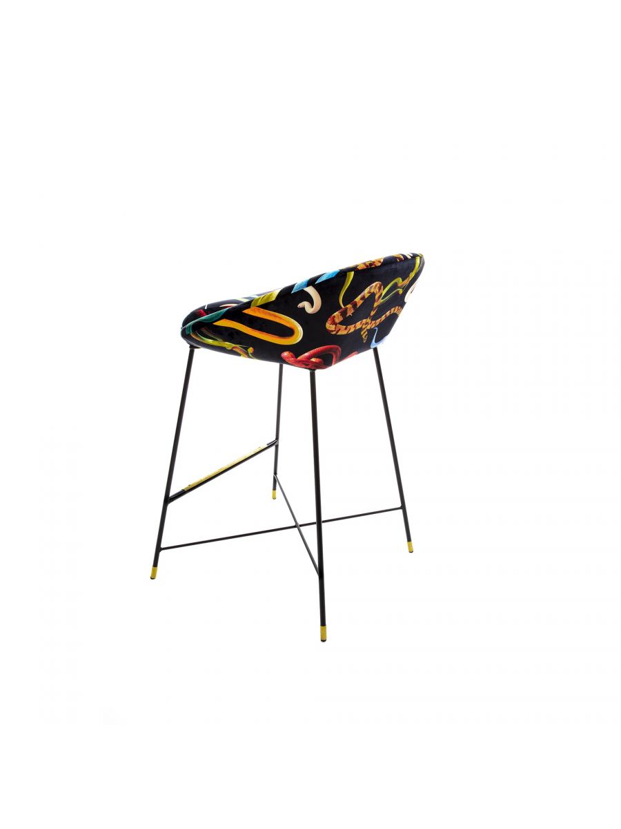 Toiletpaper high stool Snakes Seletti