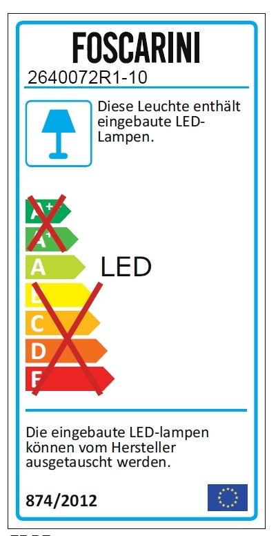 Spokes 2 LED Lampe de suspendue Foscarini white