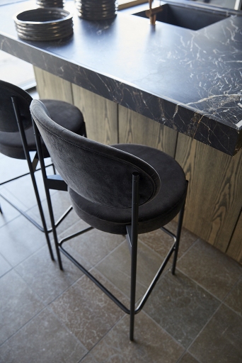 Series 430 Bar Stool Bar stool 75 cm BLACK / REMIX 123 Verpan SINGLE PIECES