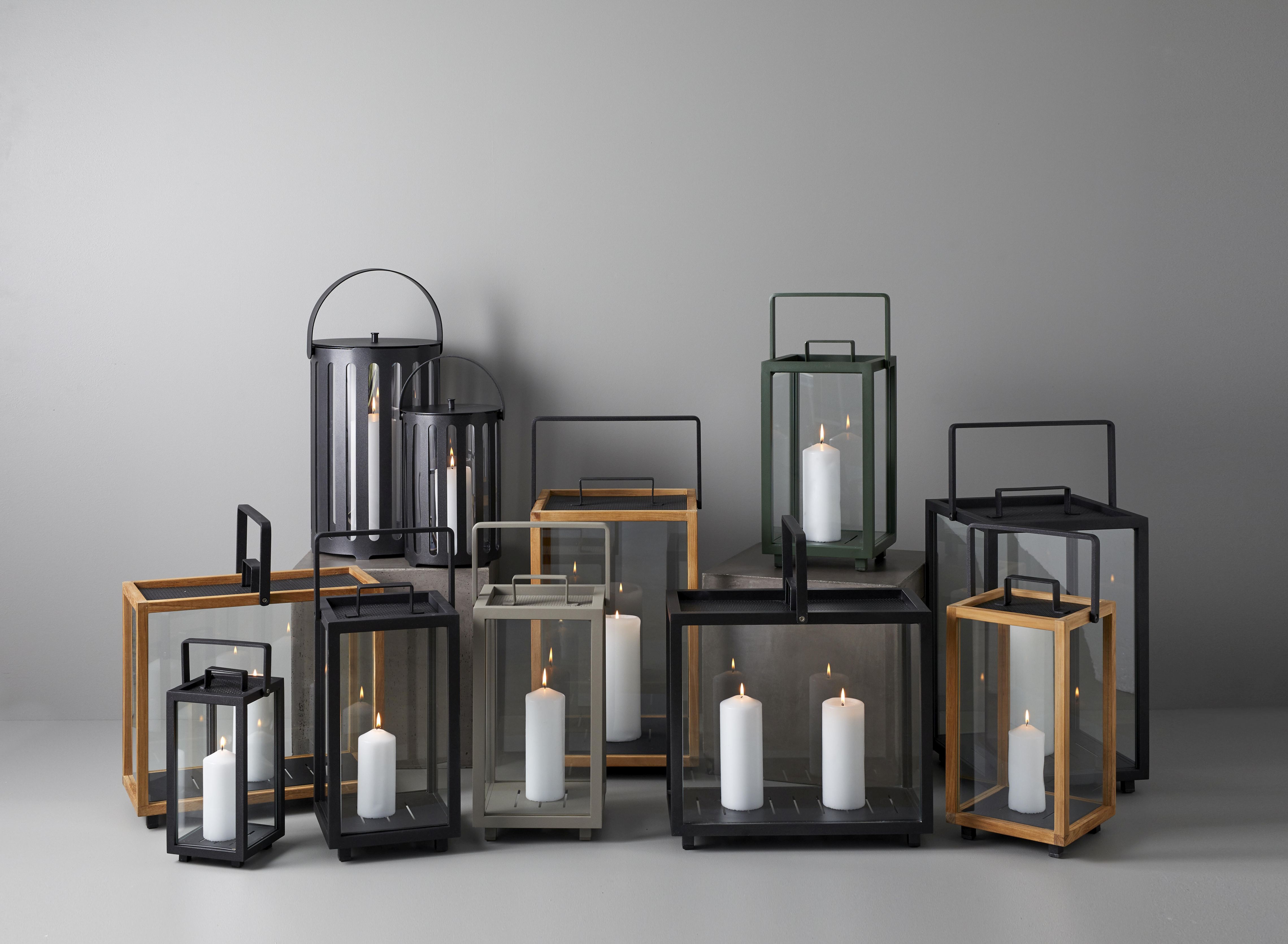 Lighthouse Lantern Rectangular Teak Cane-Line