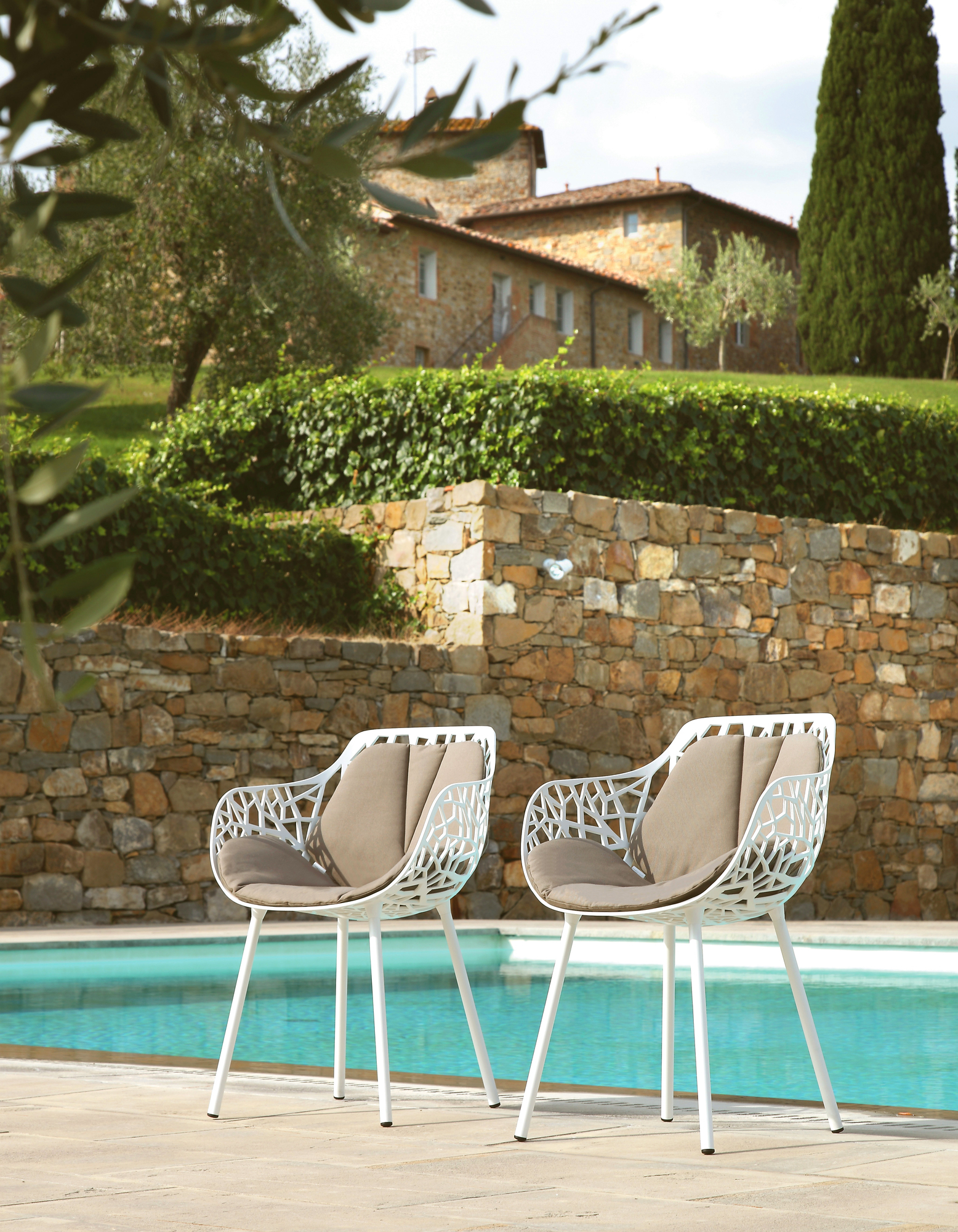 Forest Outdoor Armchair Fast powder gray