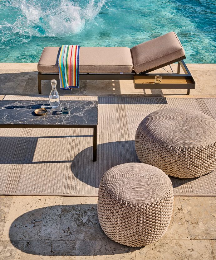 Pouf Stool Large Indoor / Outdoor Weishäupl 