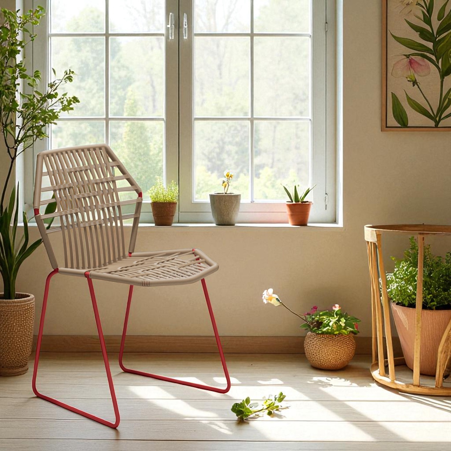 Tropicalia TR0 Chair  faux leather Moroso