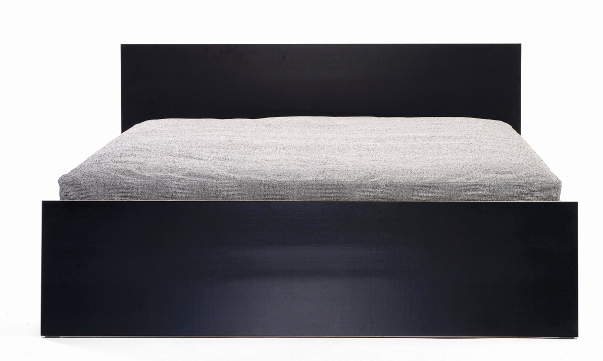 Stockholm bed birch multiplex with high headboard Richard Lampert 