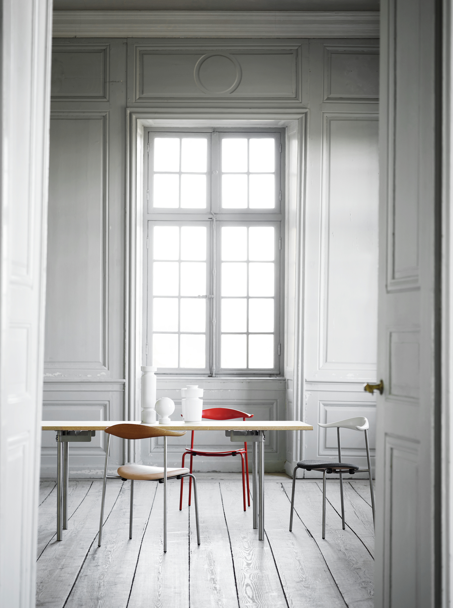 CH88T chair stainless steel frame Carl Hansen & Søn