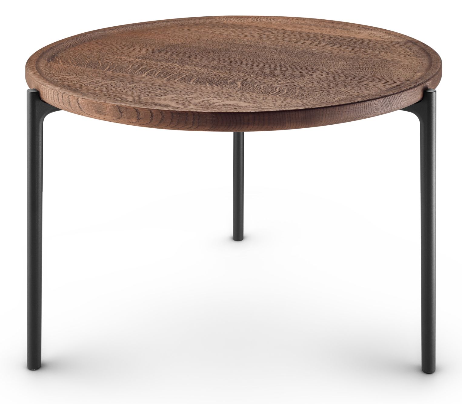 Savoye Round Oak Table - Smoked ø 60 x H 42 cm Eva Solo