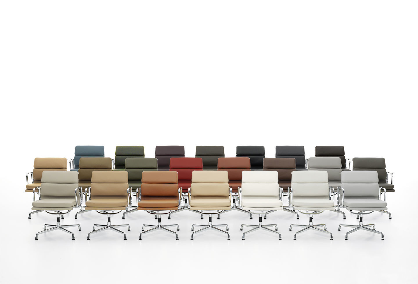 Soft Pad Chair EA207 / EA 207 Armchair Vitra
