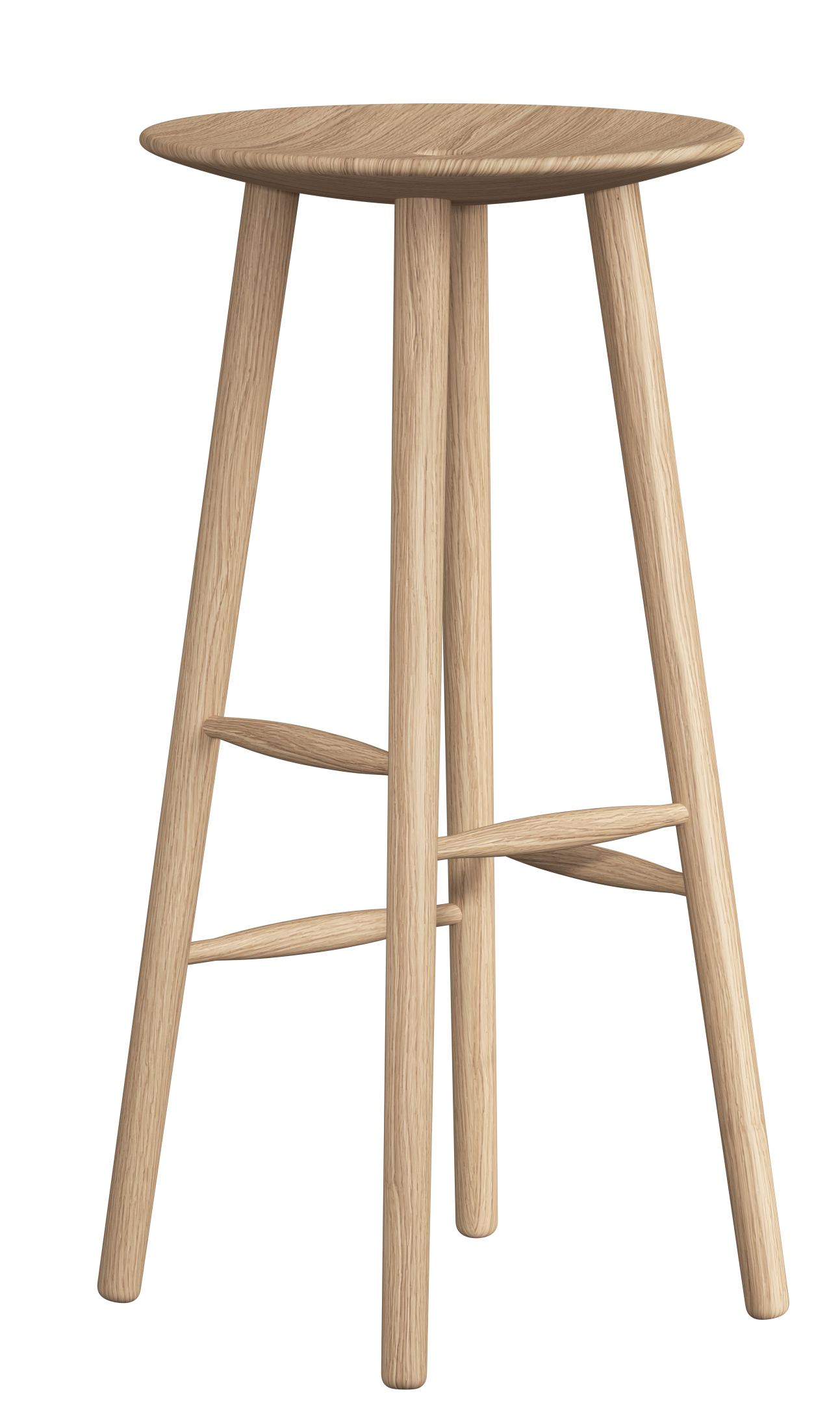 DI Volo / DIVOLO Barstool Barstool EIHCE NATUR H 75 cm novoform SINGLE PIECES