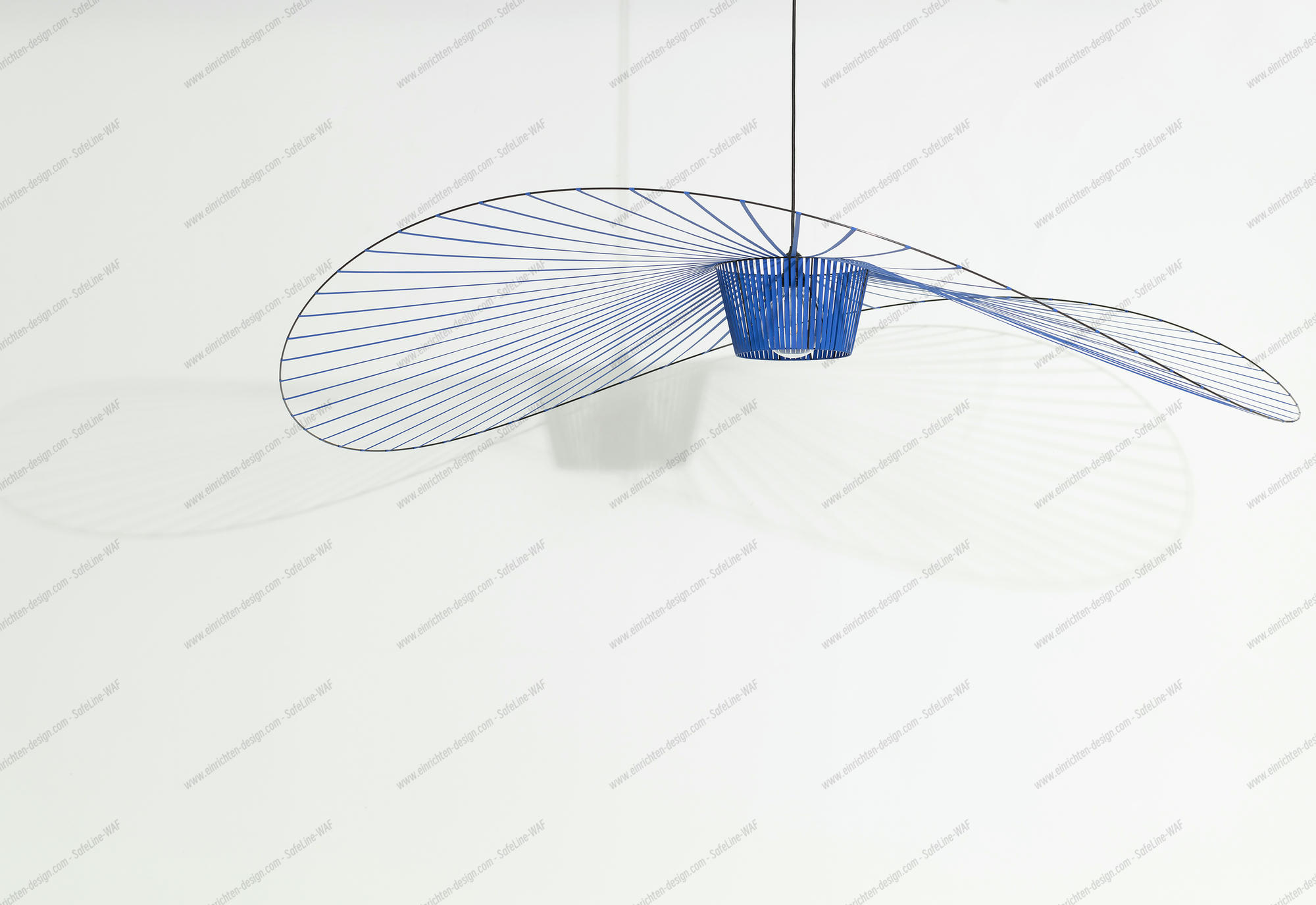 Vertigo Pendant Light Large Cobalt Blue Petite Friture
