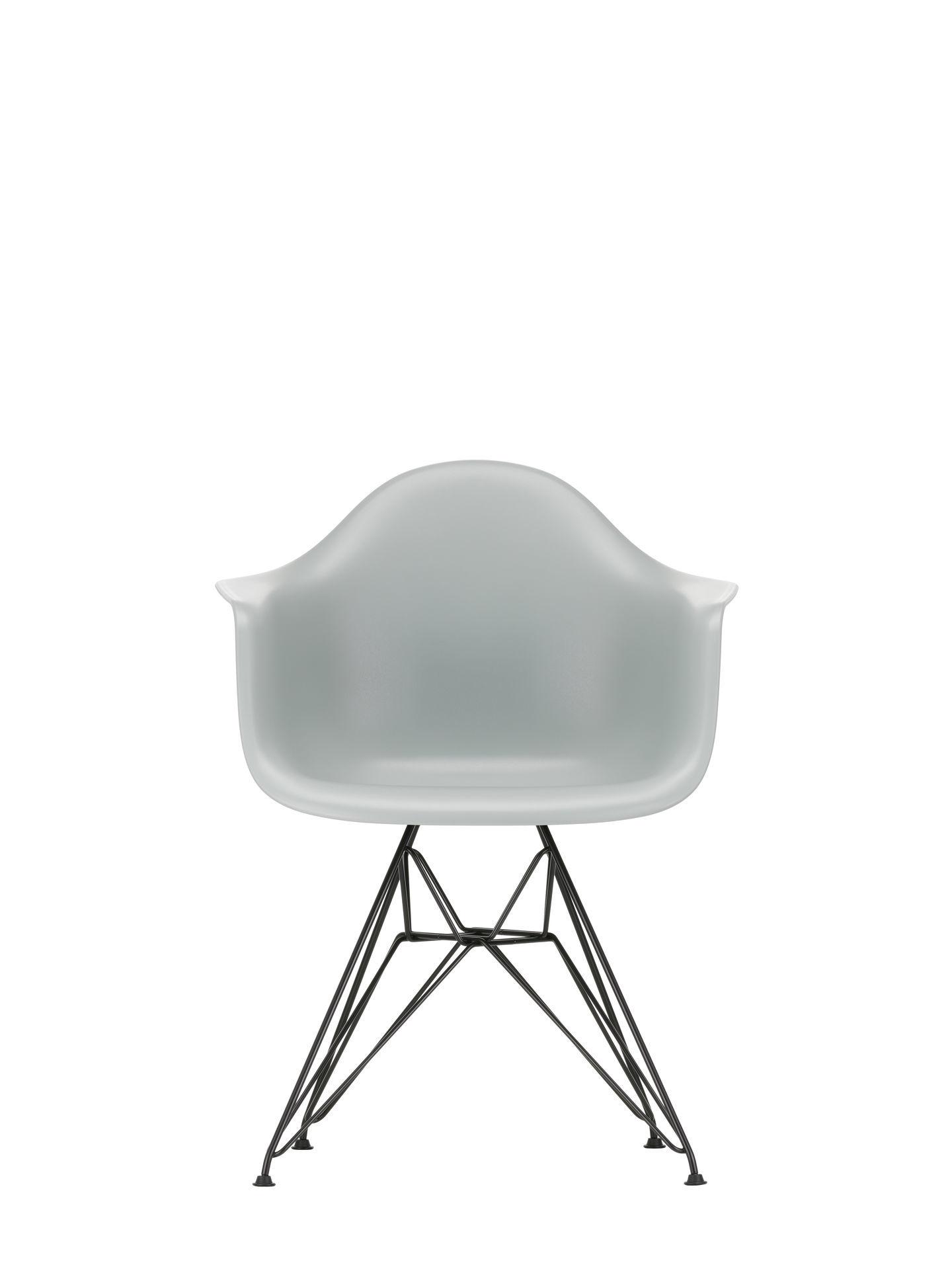 Vitra Eames Plastic Arm Chair DAR Chair Vitra Chrome Plated - Sea Blue